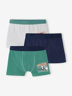 Jungenkleidung-Unterwäsche & Socken-Unterhosen & Boxershorts-3er-Pack Jungen Boxershorts NARUTO UZUMAKI