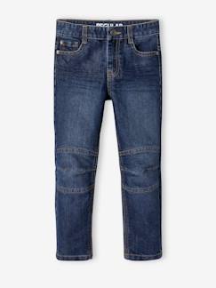 Jungenkleidung-Die UNVERWÜSTLICHE, robuste Jungen Straight-Jeans WATERLESS, Hüftweite COMFORT