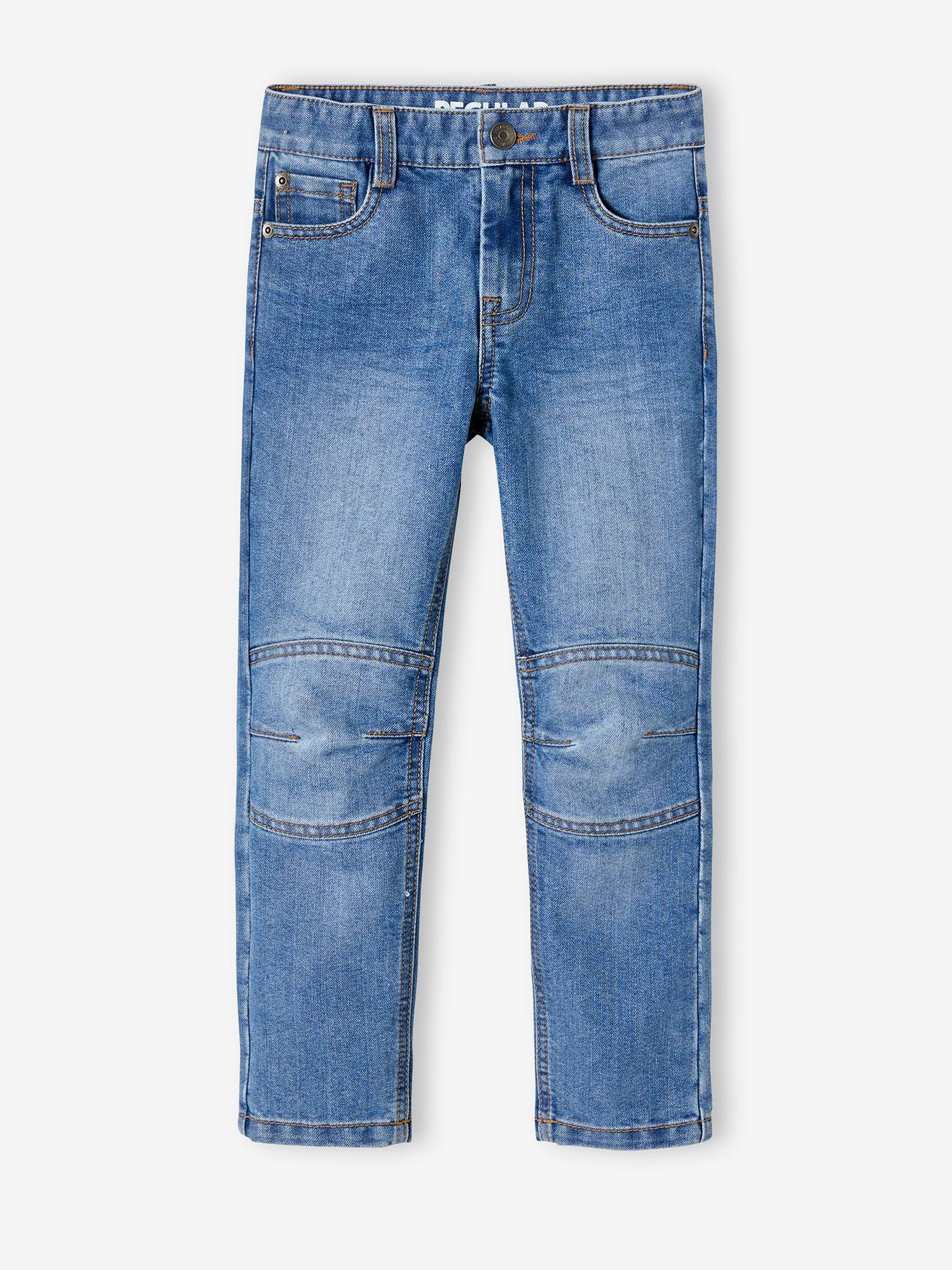 Robuste Jungen Straight-Jeans Hüftweite REGULAR Bundweite verstellbar