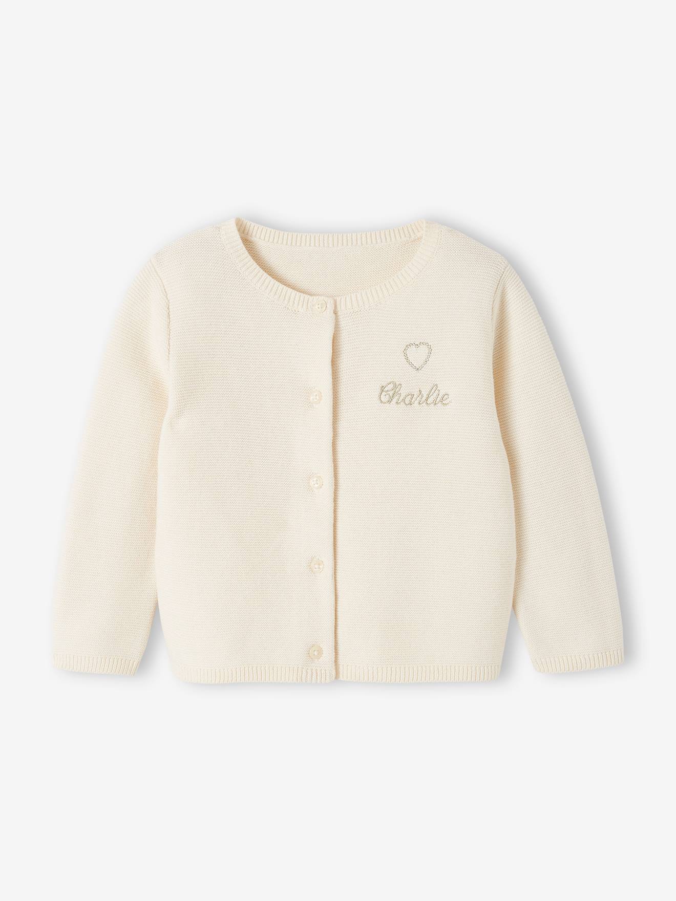 Thumbnail - Baby Strickjacke Herz BASIC