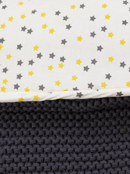 Softtragetasche für Babys - anthrazit/sterne+stahlgrau - 7