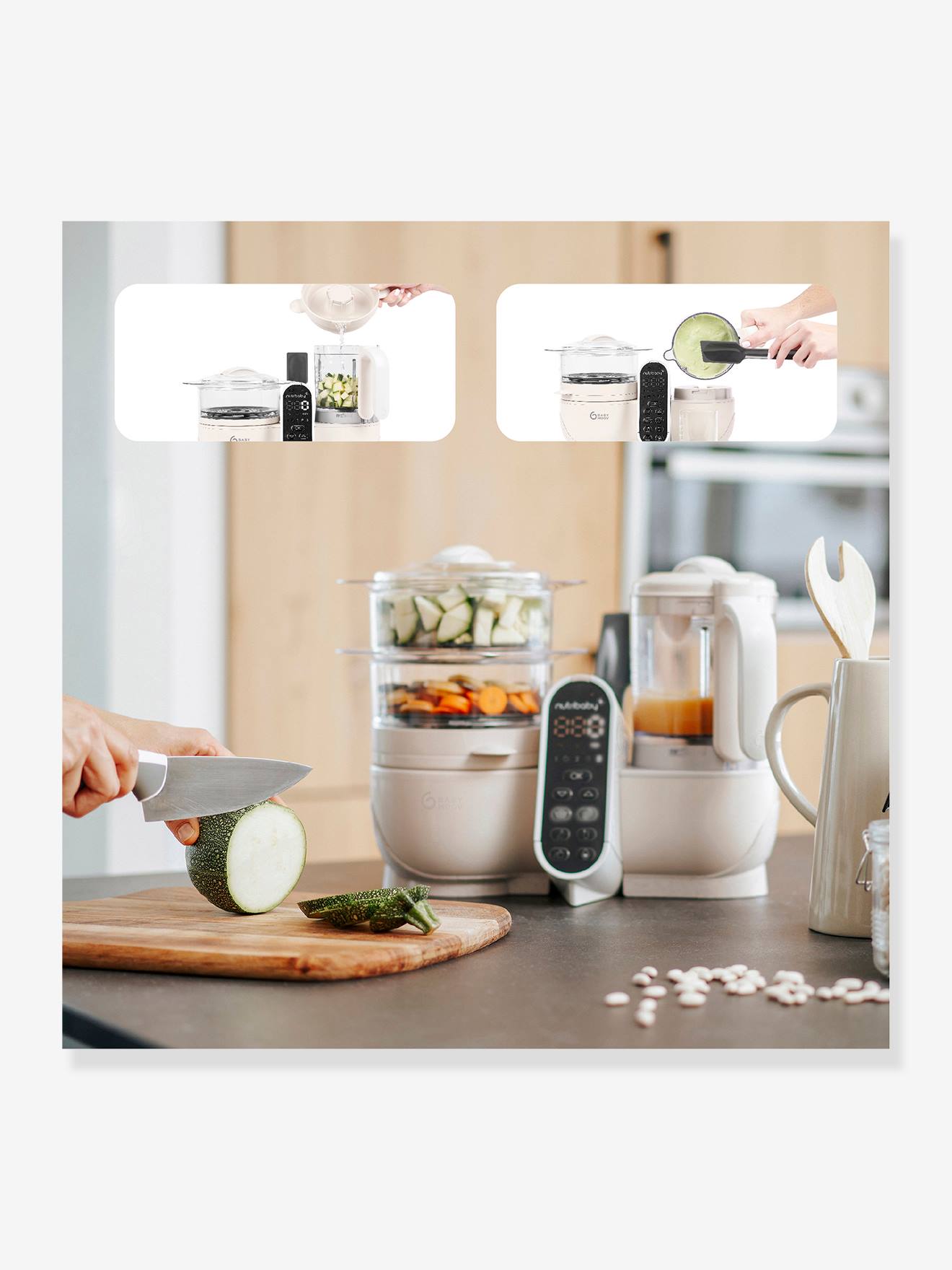 Thumbnail - 6-in-1 Babynahrungszubereiter NUTRIBABYBeikost BABYMOOV