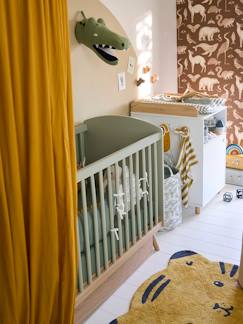 Kinderzimmer-Kindermöbel-Babybett KONFETTI mit höhenverstellbarem Lattenrost