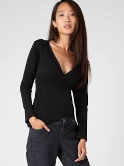 Umstandsmode-Stillmode-Nachhaltiges Shirt für Schwangerschaft & Stillzeit ESTELLE LS ENVIE DE FRAISE