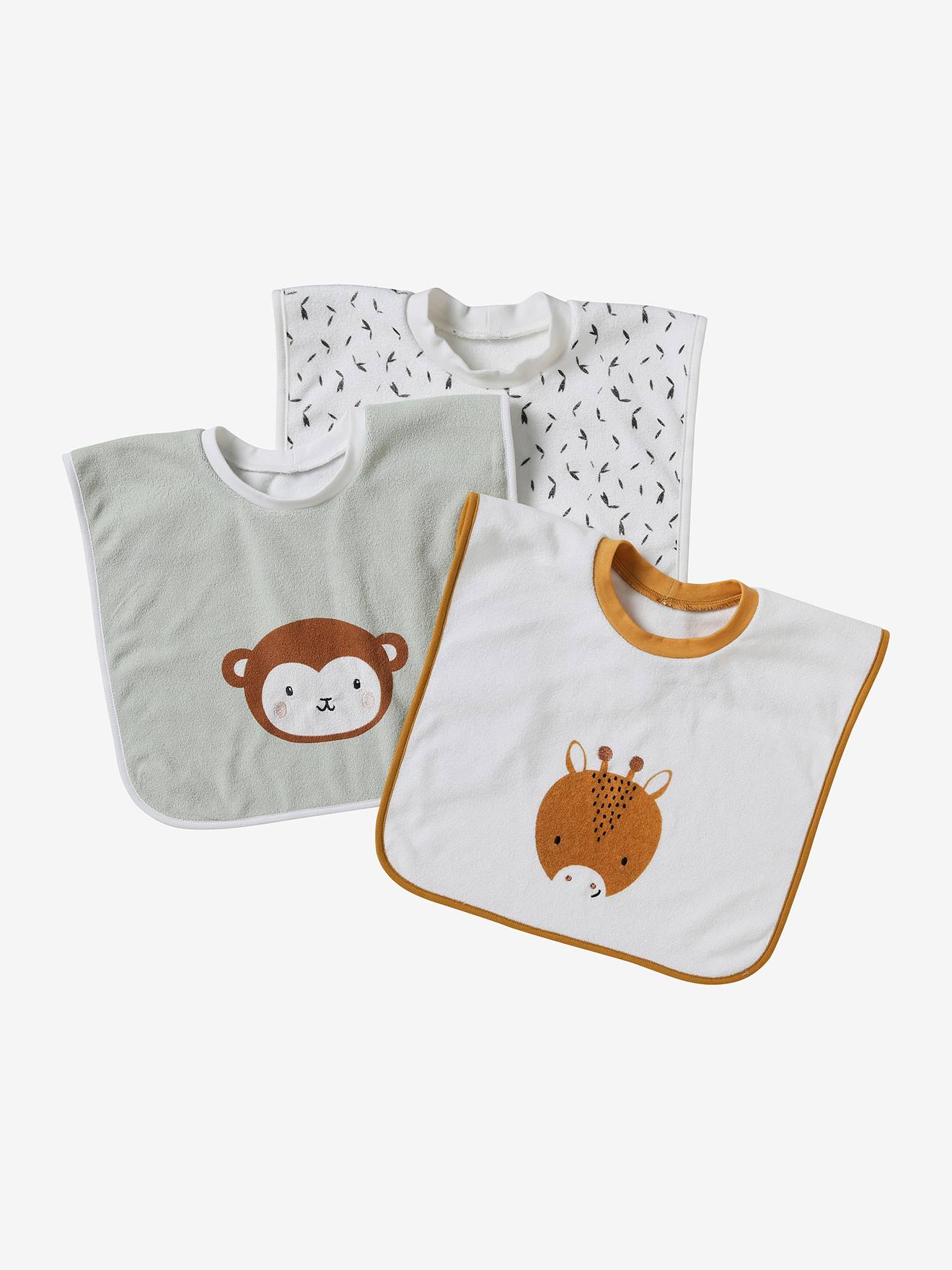 3er-Pack Baby Schlupf-Lätzchen