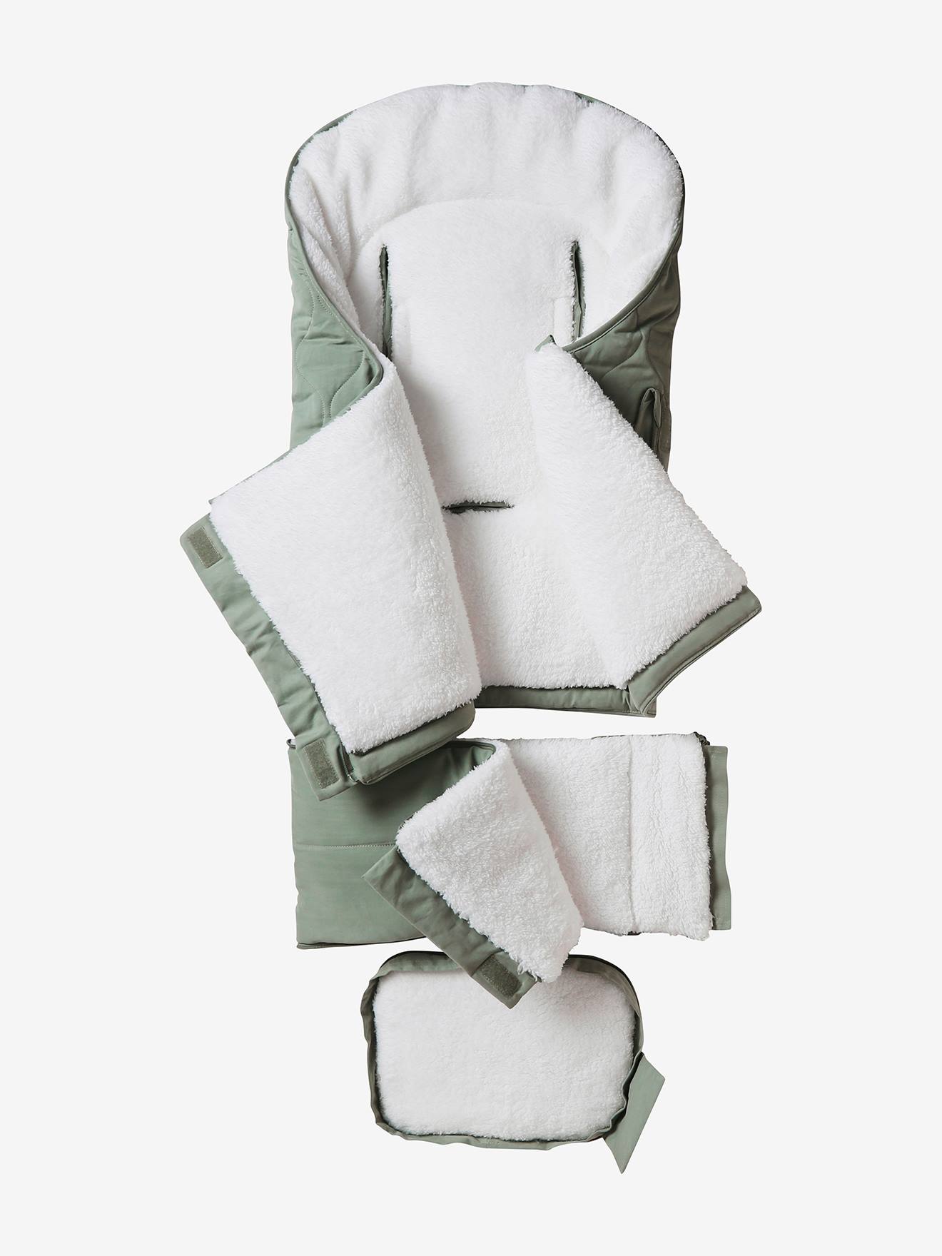 Thumbnail - Baby Ausfahrsack mit Futter aus Teddyfleece
