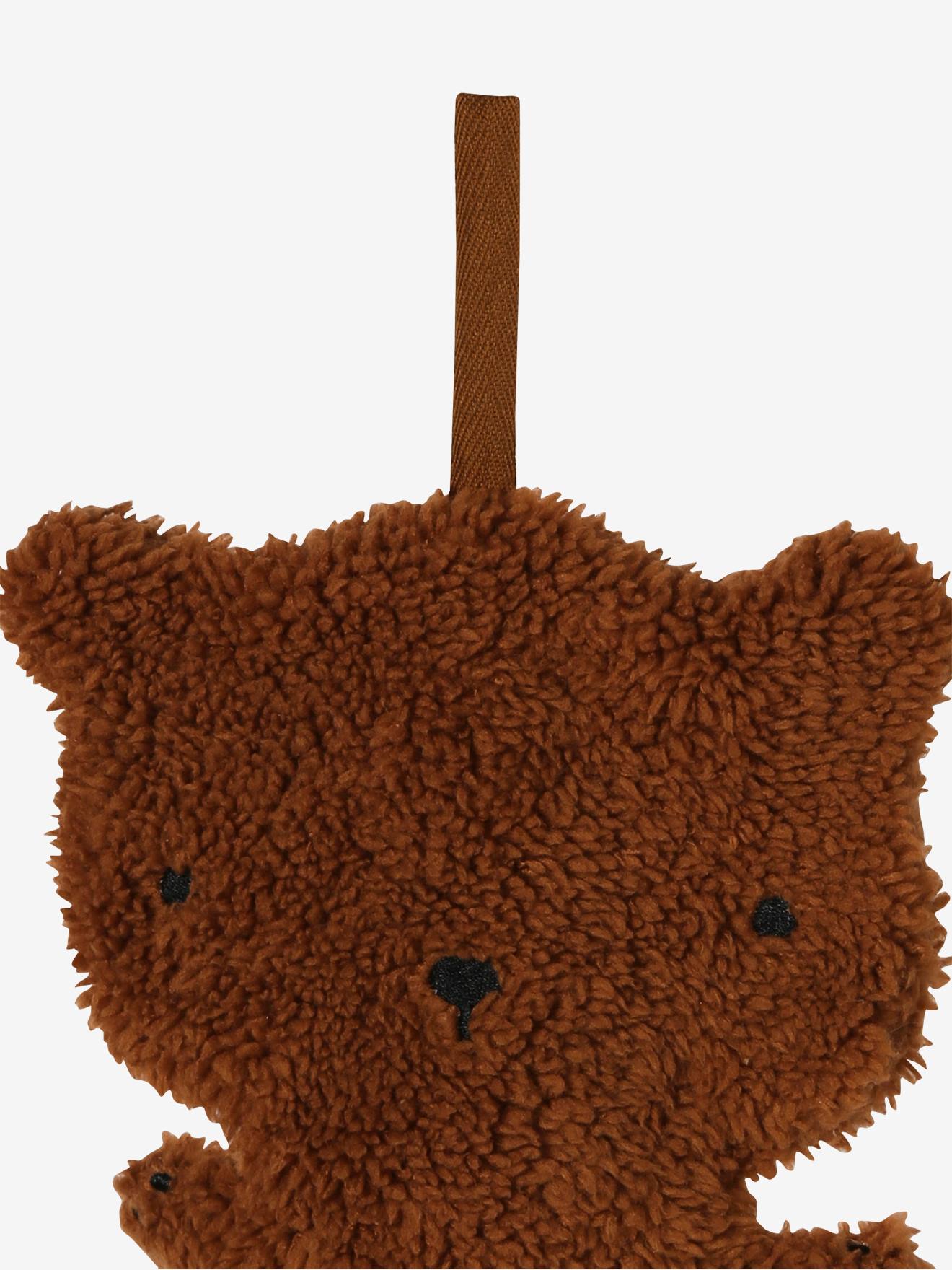 Thumbnail - Baby Schnullerkette mit Schmusetier pekannuss