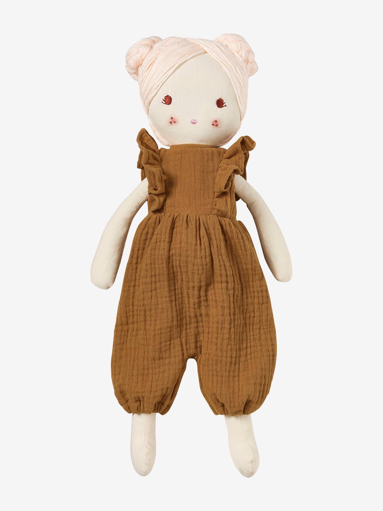 Baby Stoffpuppe gelb von vertbaudet