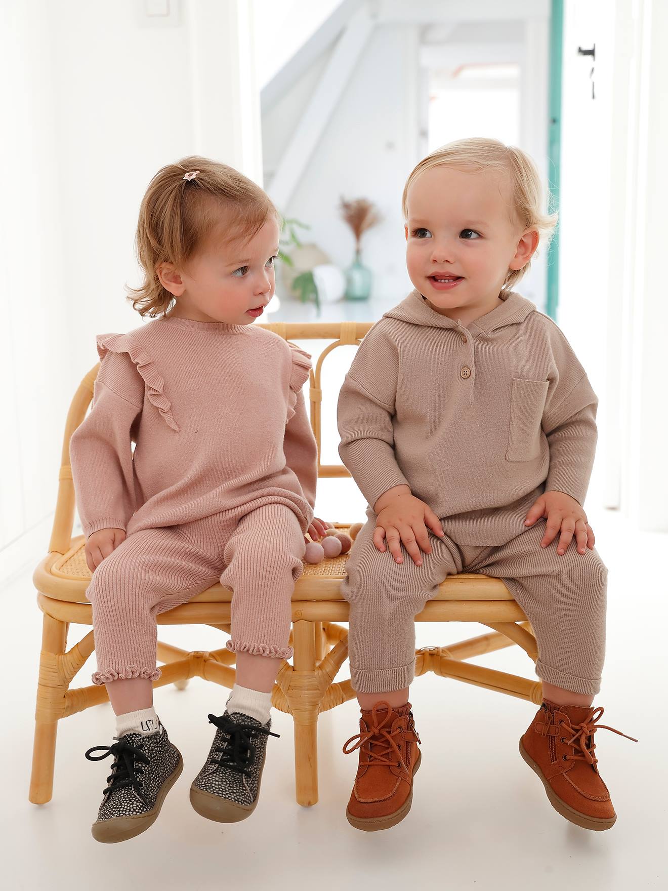 Thumbnail - Kinderzimmer Sitzbank aus Rattan BOHO