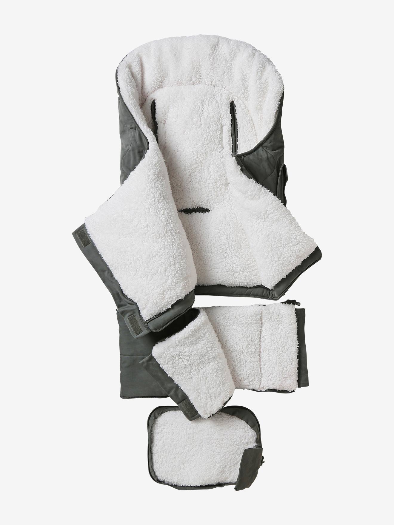 Thumbnail - Baby Ausfahrsack mit Futter aus Teddyfleece