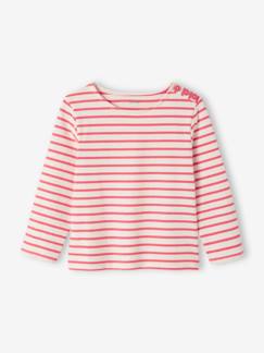 Maedchenkleidung-Shirts & Rollkragenpullover-Mädchen Ringelshirt mit Recycling-Baumwolle, personalisierbar