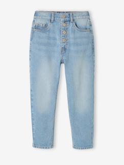Mädchen Mom-Fit-Jeans, WATERLESS Hüftweite REGULAR -  - [numero-image]