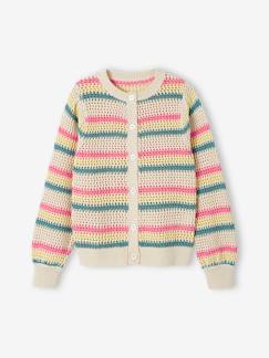 Maedchenkleidung-Pullover, Strickjacken & Sweatshirts-Strickjacken-Mädchen Strickjacke Oeko-Tex