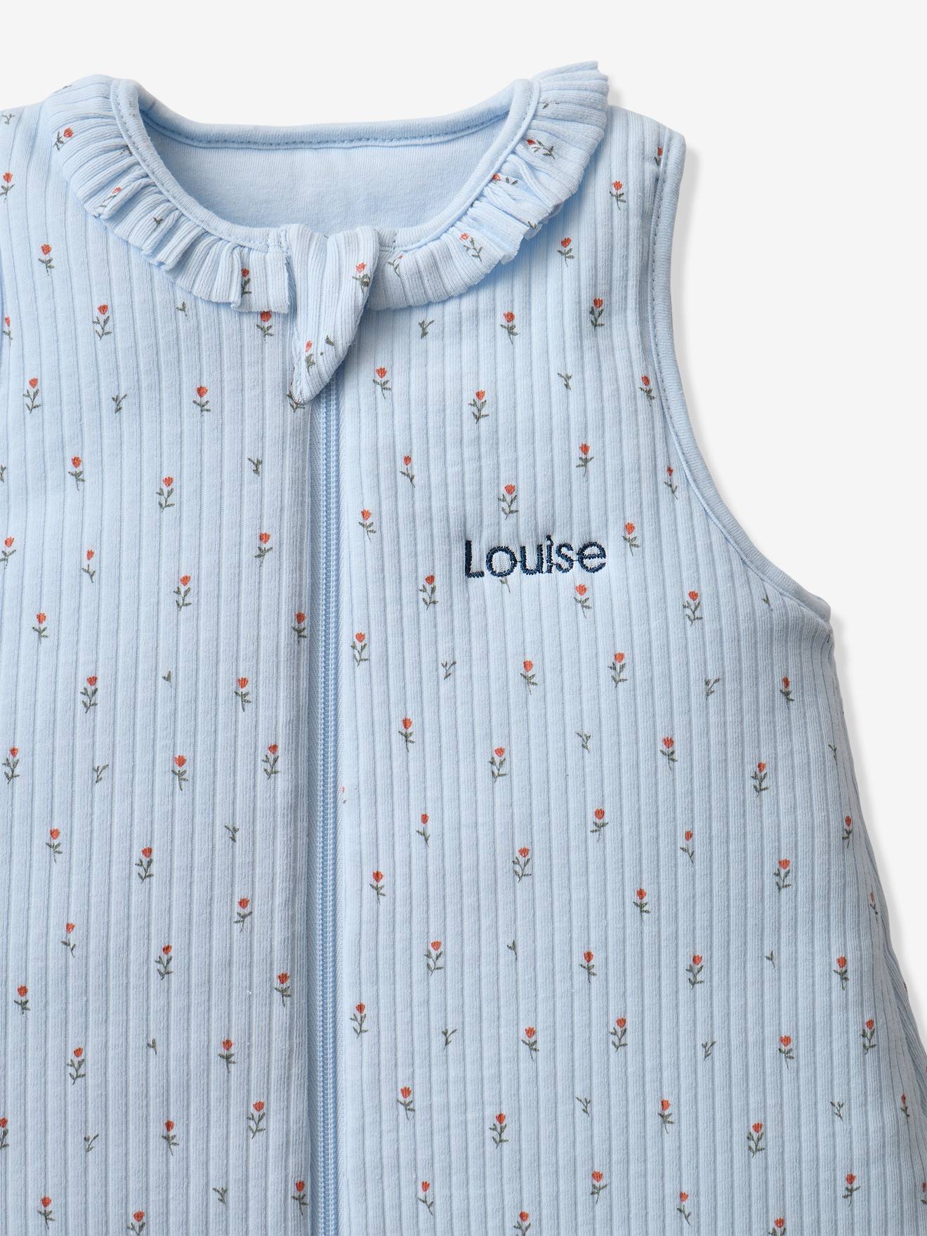 Thumbnail - Ärmelloser Baby Schlafsack GIVERNY personalisierbar lavandel