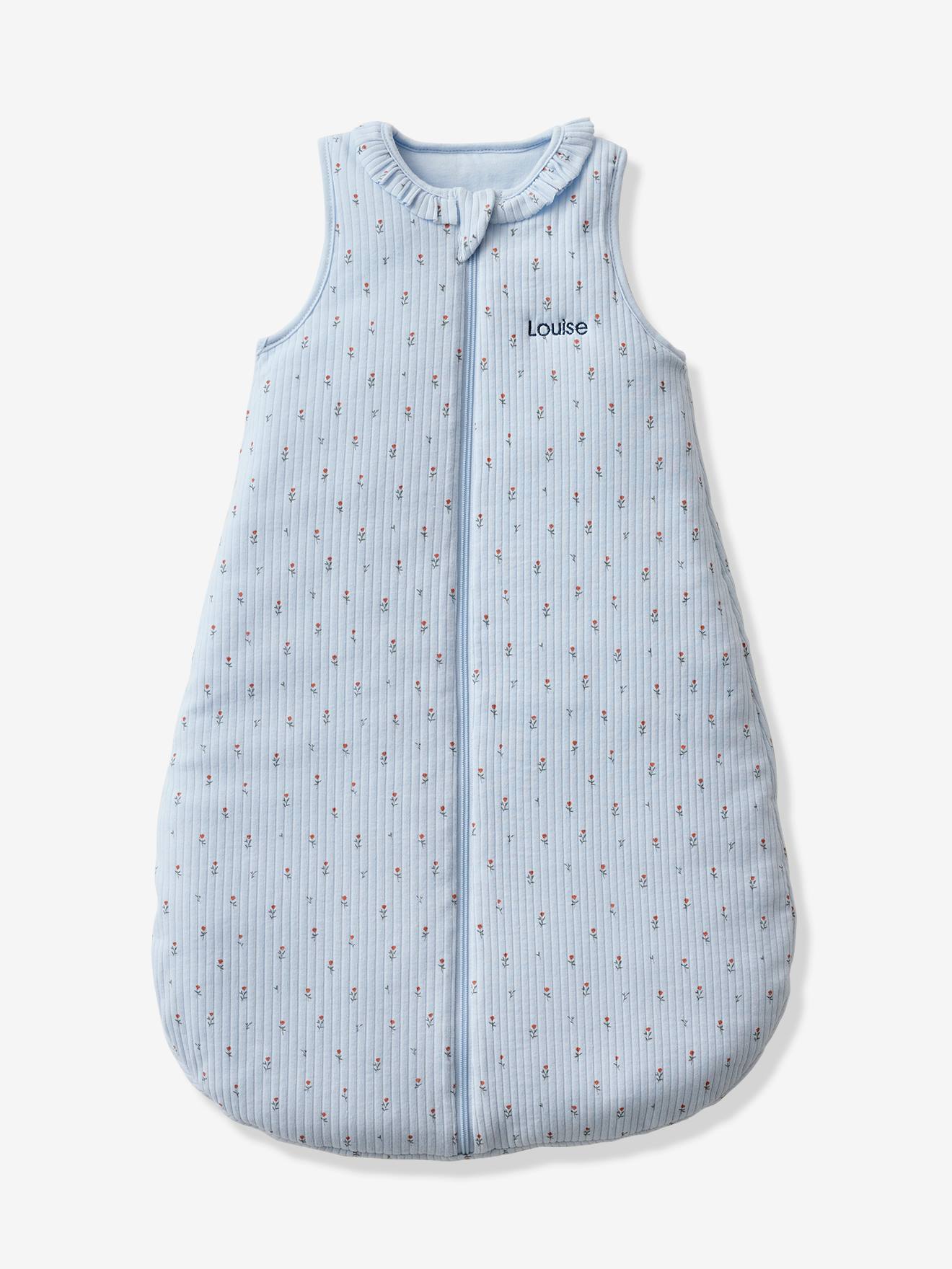 Thumbnail - Ärmelloser Baby Schlafsack GIVERNY personalisierbar lavandel