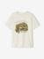 Jungen T-Shirt mit Tierprint, Recycling-Baumwolle - anthrazit+graublau+wollweiß - 9