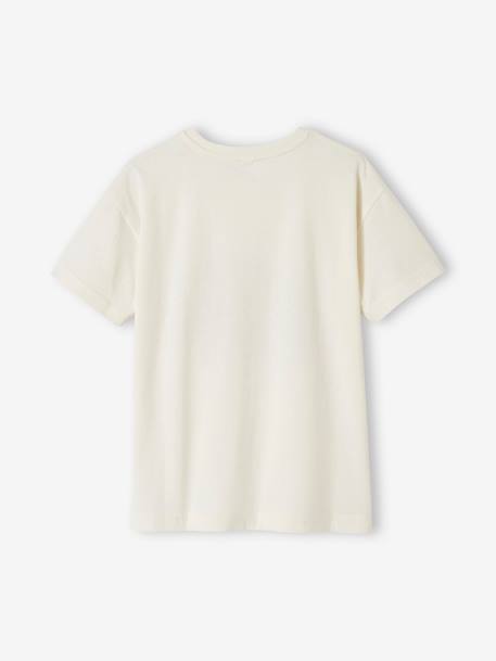 Jungen T-Shirt mit Tierprint, Recycling-Baumwolle - anthrazit+graublau+wollweiß - 10