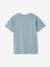 Jungen T-Shirt mit Tierprint, Recycling-Baumwolle - anthrazit+graublau+wollweiß - 6