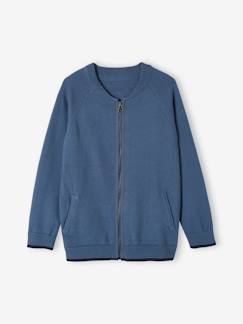 Jungenkleidung-Jungen Strickjacke im College, personalisierbar-Look
