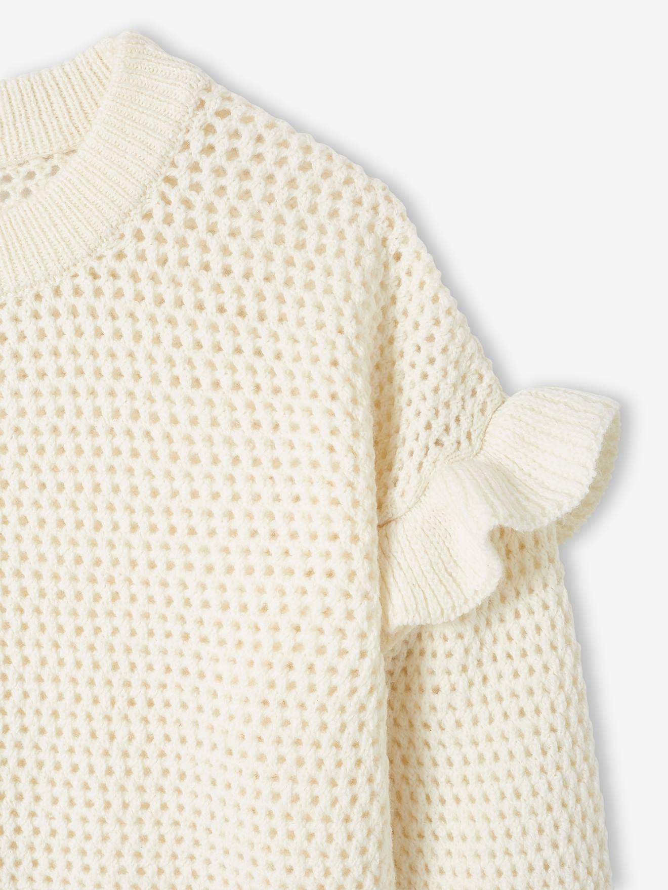 Thumbnail - Mädchen Pullover mit Volants