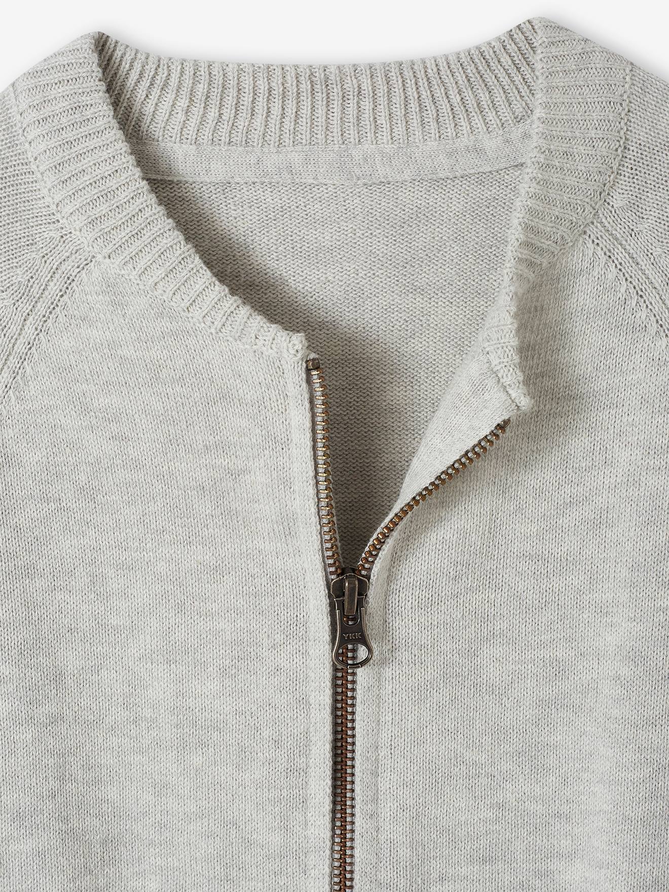 Thumbnail - Jungen Strickjacke im College