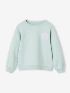 Maedchenkleidung-Pullover, Strickjacken & Sweatshirts-Mädchen Sweatshirt mit Print Basics