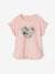 Mädchen T-Shirt mit Pailletten-Print und Volants Oeko-Tex - altrosa+aqua+grün+hellrosa - 15