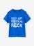 Jungen T-Shirt mit Schriftzug oder Print BASIC Oeko-Tex - aqua+gelb+königsblau+mintgrün+nachtblau+salbeigrün+weiß - 8