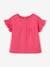 Baby T-Shirt aus Bio-Baumwolle, personalisierbar - fuchsia+wollweiß - 1