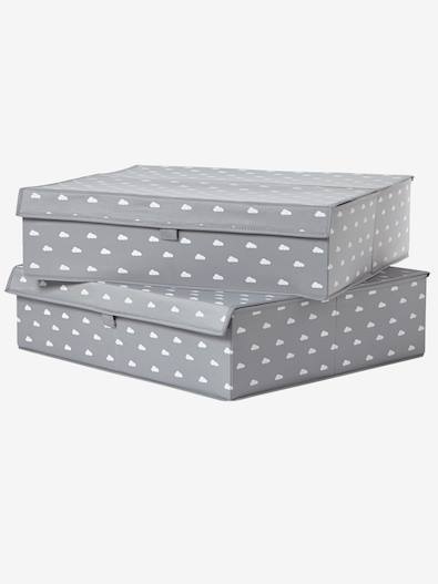 Vertbaudet Flache Aufbewahrungsbox mit Deckel in