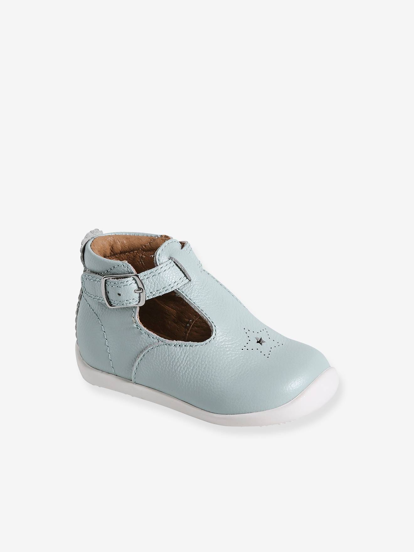 Weiche Baby Lauflernschuhe mit Riemchen