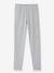 2er-Pack Leggings für Mädchen BASIC Oeko-Tex - koralle+weiß+pack anthrazit/nachtblau+schwarz+grau meliert - 16