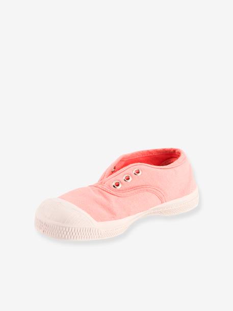 Kinder Stoffschuhe mit Gummizug ELLY E15149C15N BENSIMON - aqua+braun+elektrisch blau+gelb+grün+rosa+rosa nude - 32