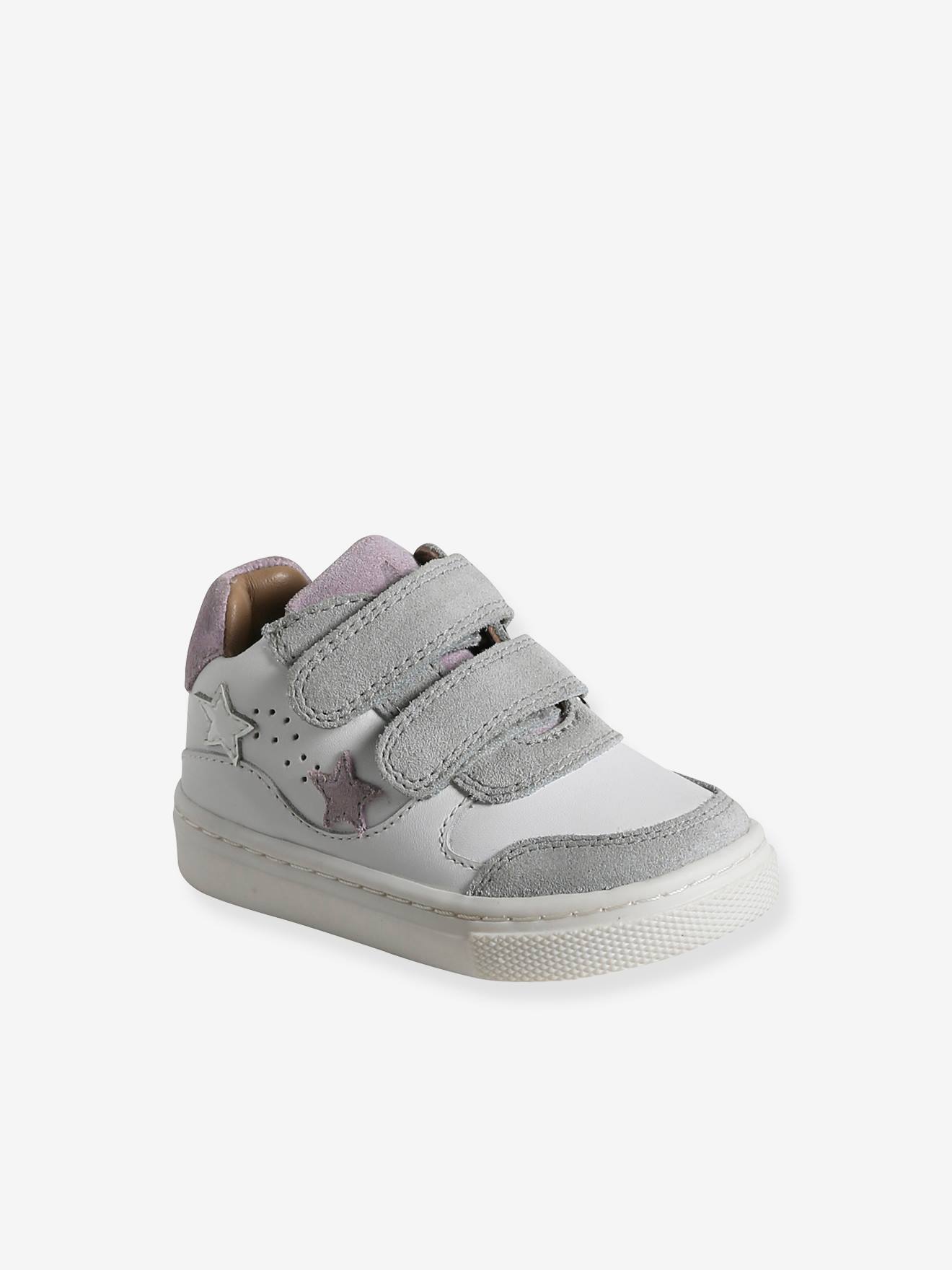 Baby Klett-Sneakers Stern-Applikation
