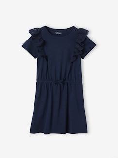 Maedchenkleidung-Kleider-Mädchen Volantkleid