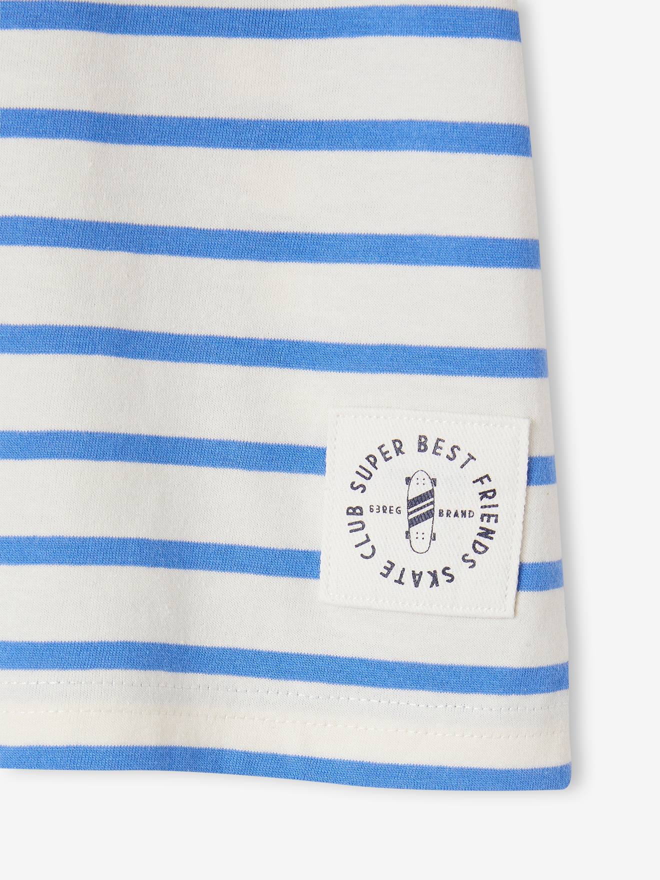 Thumbnail - Jungen T-Shirt mit Streifen azur
