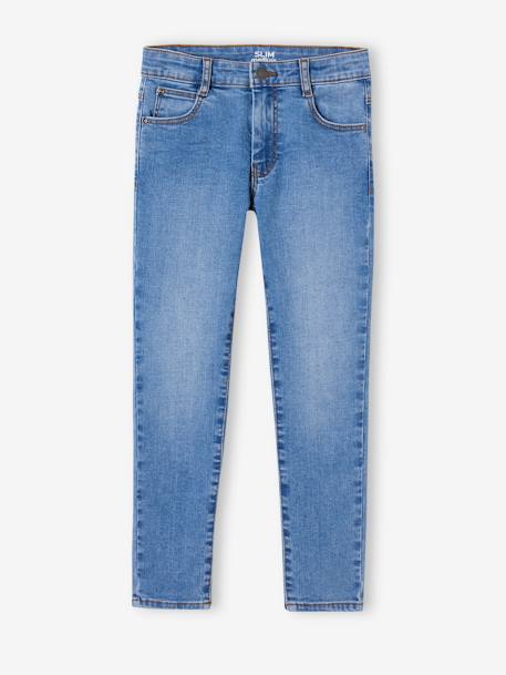 Jungen Slim-Fit-Jeans WATERLESS, Hüftweite REGULAR, Bundweite verstellbar blue stone+dark blue+double stone+dunkelgrau 18