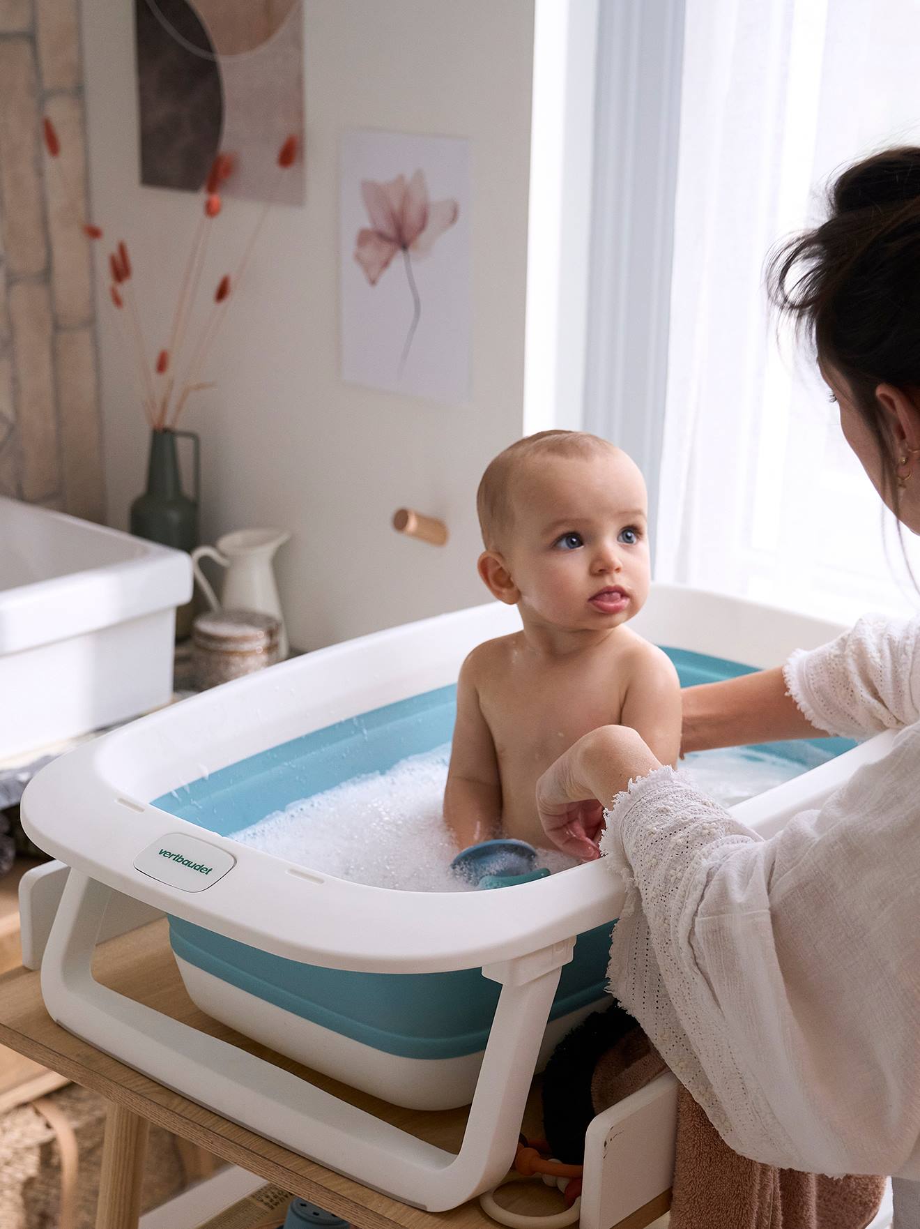 Faltbare Baby Badewanne