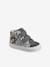 Baby High-Sneakers mit Klett - grau gestreift - 1