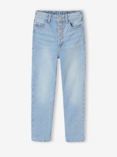 Maedchenkleidung-Jeans-Mädchen Mom-Fit-Jeans, WATERLESS Hüftweite SLIM
