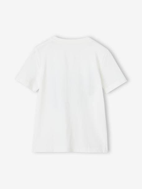 Jungen T-Shirt mit Schriftzug oder Print BASIC Oeko-Tex - aqua+gelb+königsblau+mintgrün+nachtblau+salbeigrün+weiß - 23