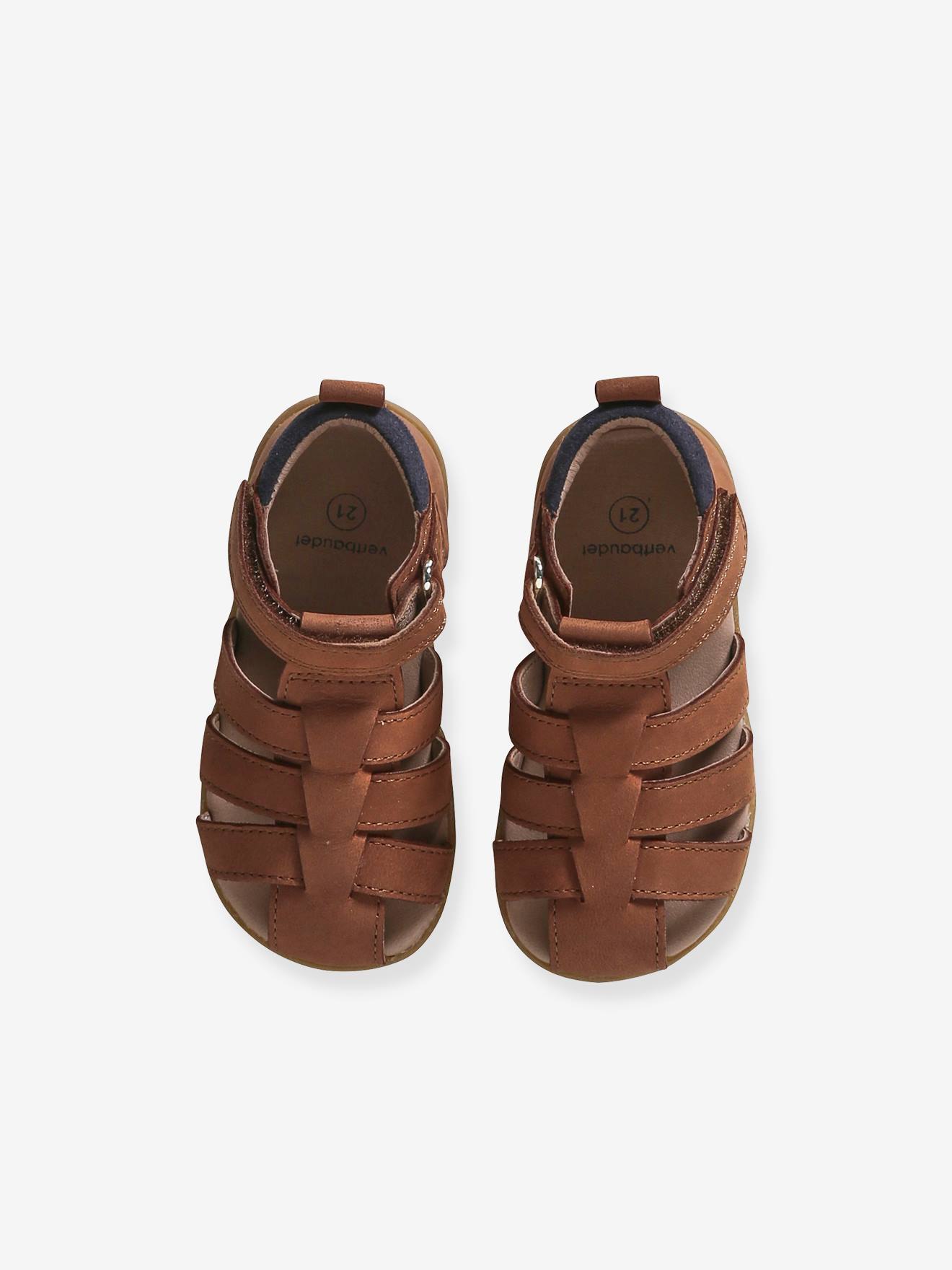Thumbnail - Jungen Baby Lauflern-Sandalen