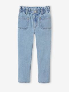 Maedchenkleidung-Jeans-Die UNVERWÜSTLICHE, robuste Mädchen Paperbag-Jeans