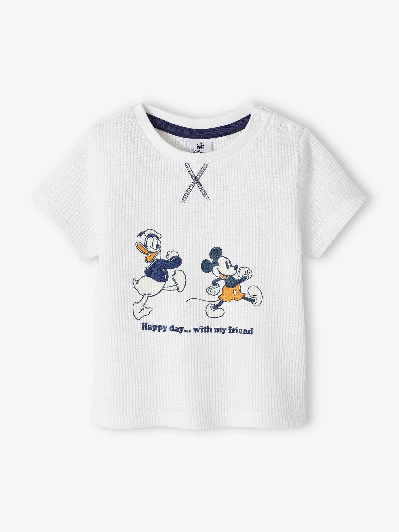 Baby T Shirt Disney MICKY MAUS weiB donald micky