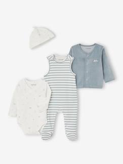 Babymode-4-teiliges Baby Geschenk-Set, personalisierbar Oeko-Tex