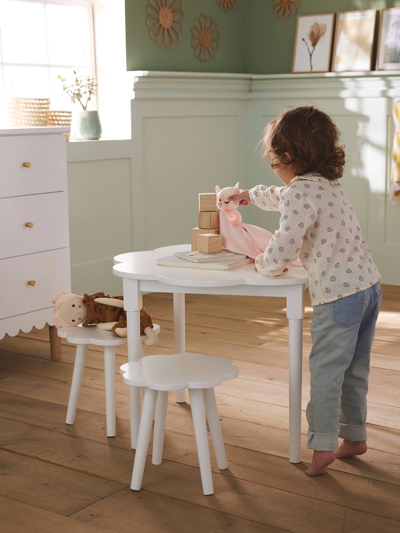 Vertbaudet Kinderzimmer-Set Wollweiß Einheitsgröße