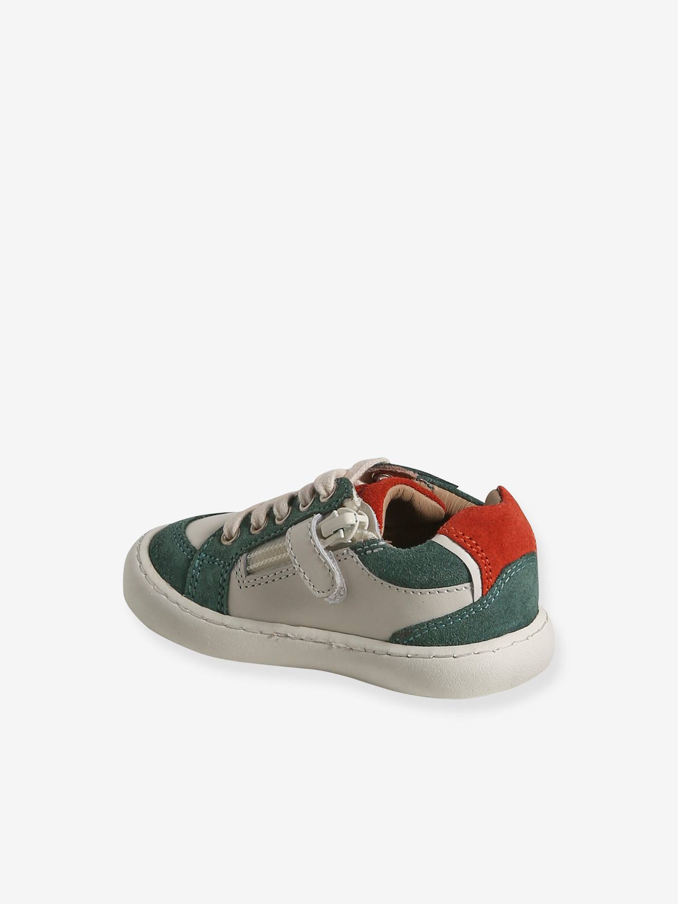 Thumbnail - Baby Sneakers mit Reißverschluss creme