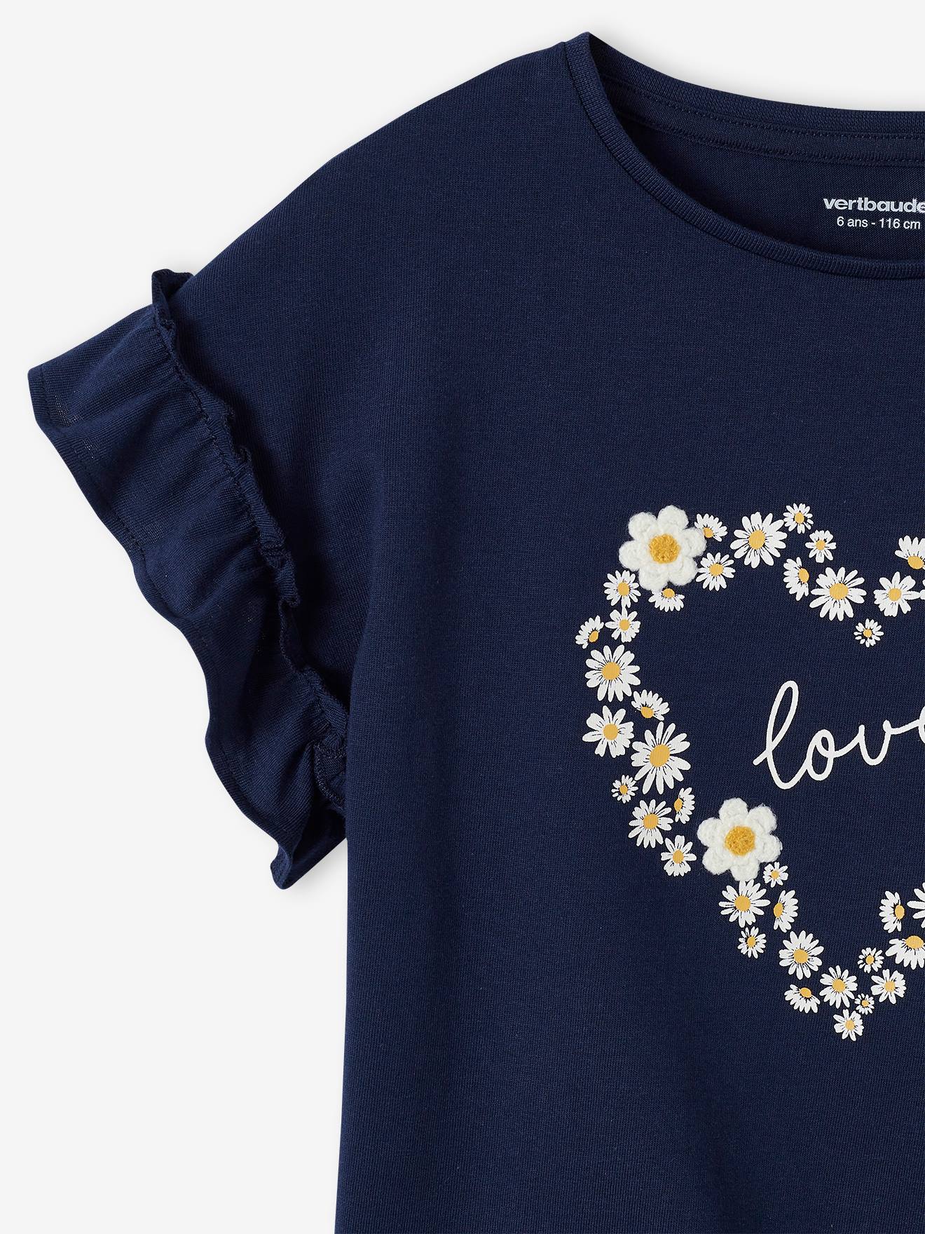 Thumbnail - Mädchen T-Shirt mit Volantärmeln