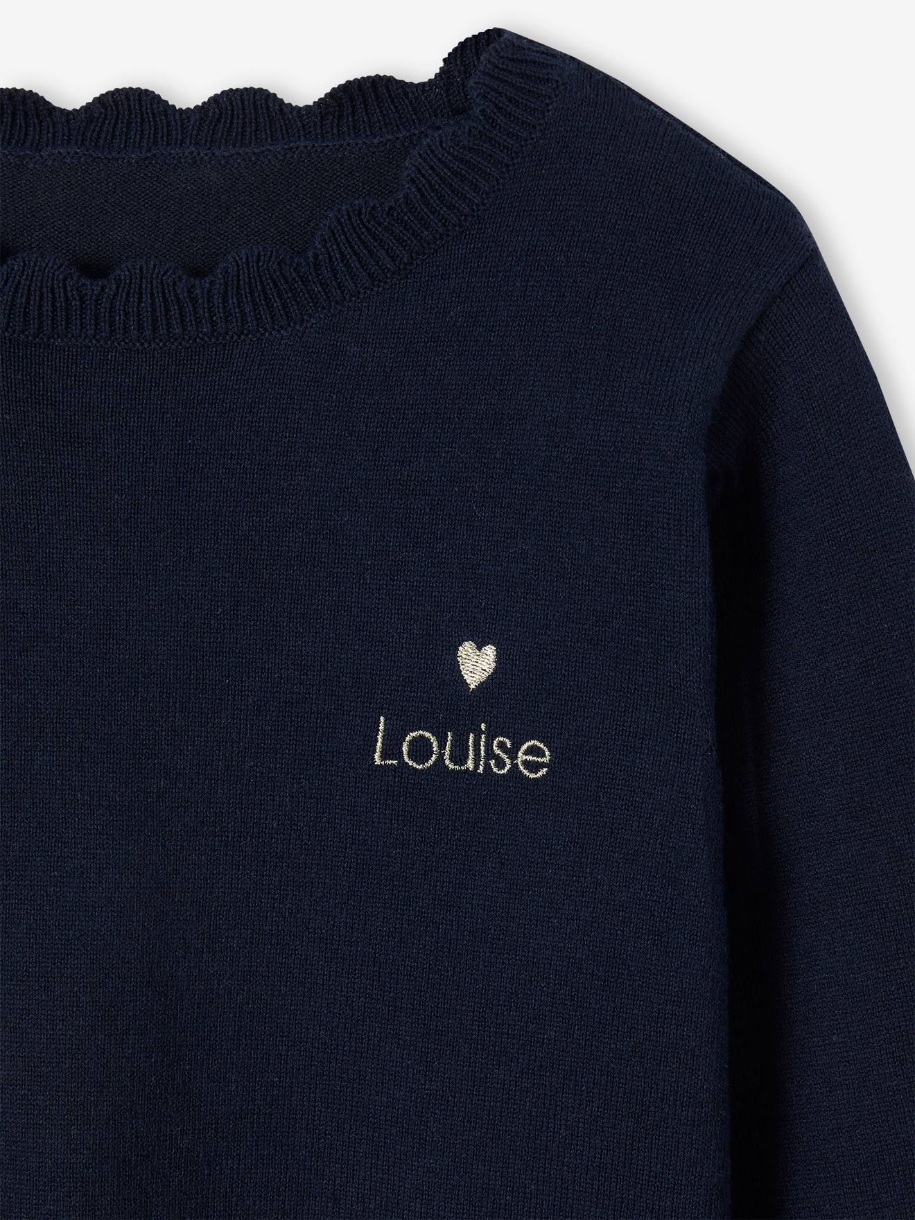 Thumbnail - Personalisierbarer Mädchen Pullover BASIC