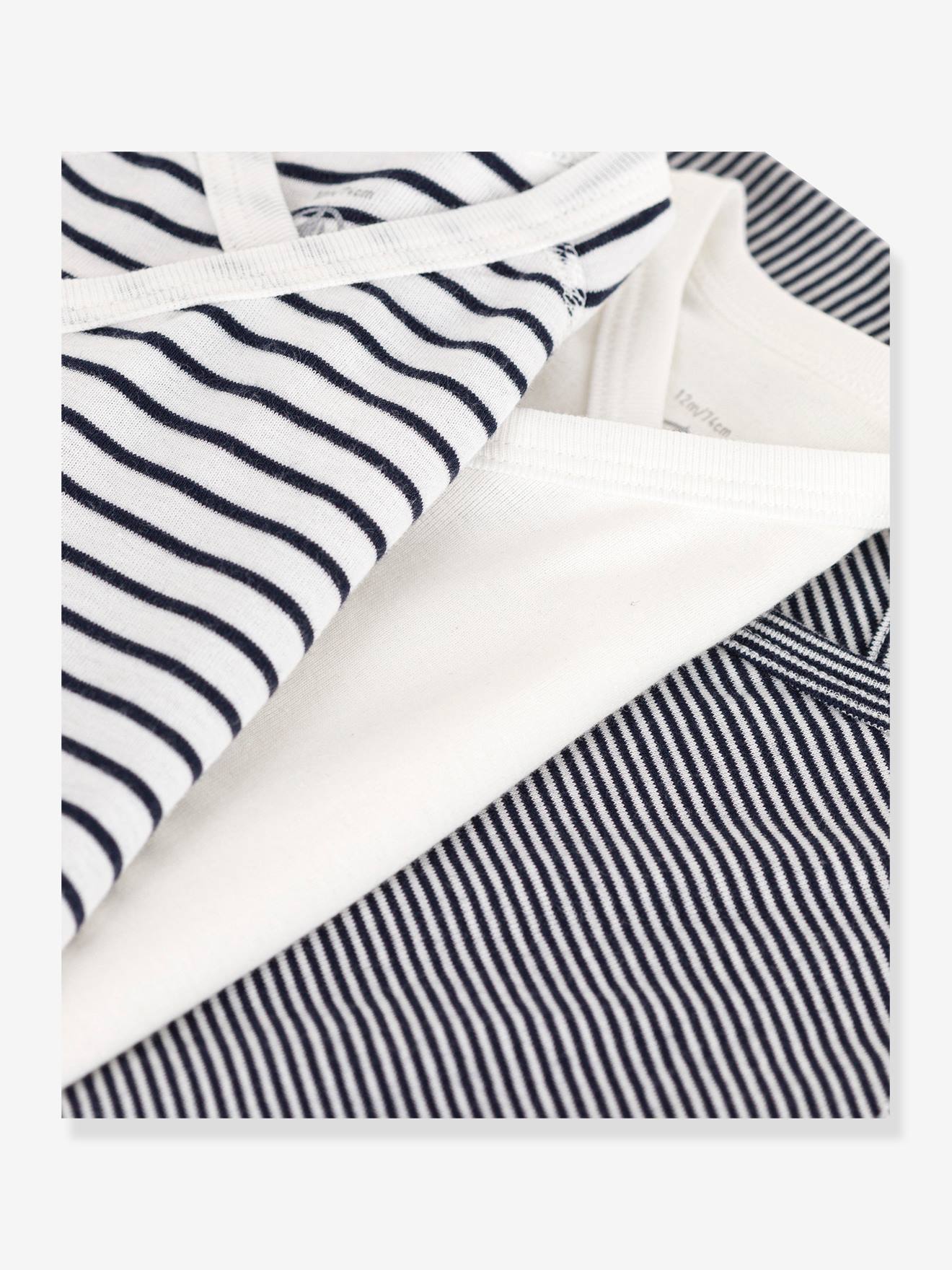 Thumbnail - 3er-Pack Baby Wickelbodys PETIT BATEAU